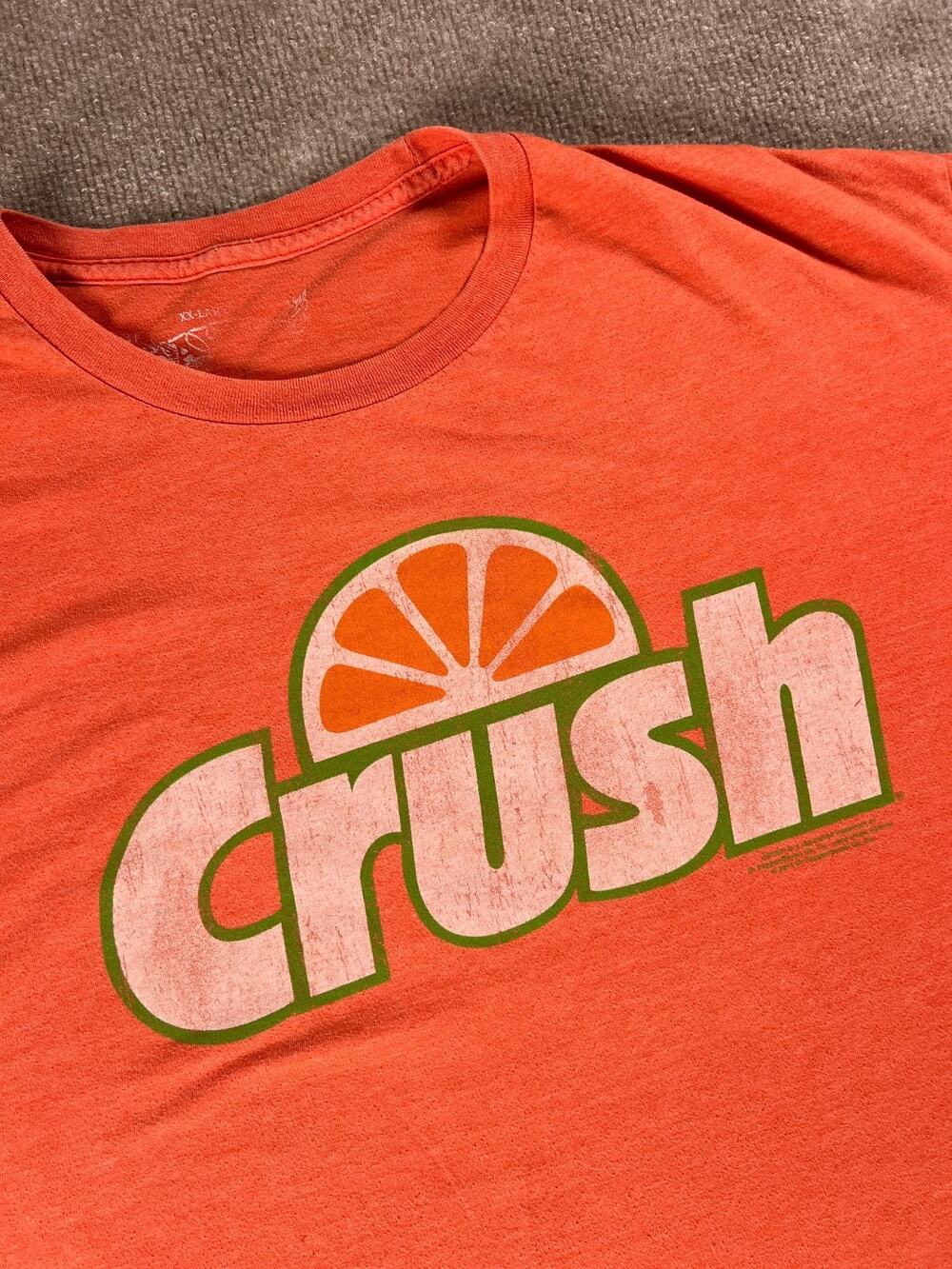 Orange Crush T Shirt Mens Double Extra Large Soda Pop Logo Graphic Tee